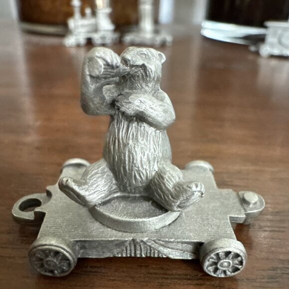 Vtg 1995 Mini Coca-Cola 4 Piece Train Set Engine #1 Bottle Bear Car & Caboose - Picture 9 of 16